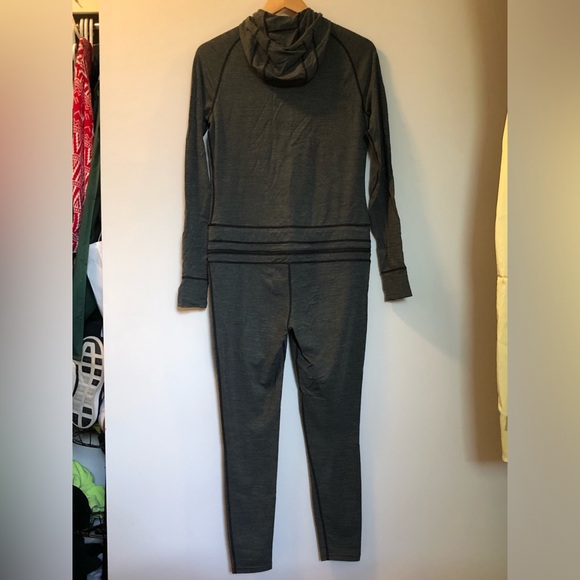 Small grey air blaster merino wool tencel onesie - Picture 6 of 8